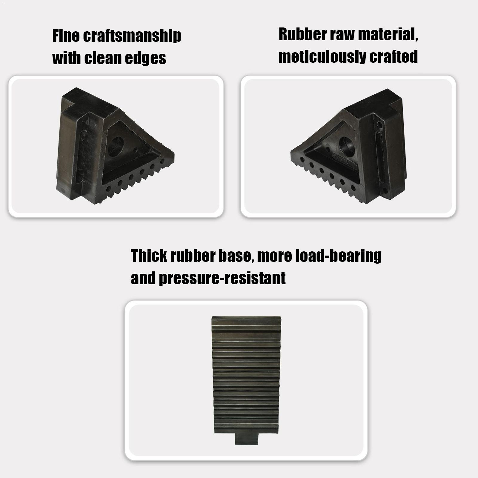 Противооткатные упоры Штабелируемые Компактные Долговечные Стопоры Сверхпрочные Противооткатные упоры Для Багажника Ящика для инструментов Грузовиков Прицепа Уличные Автомобильные CHINA