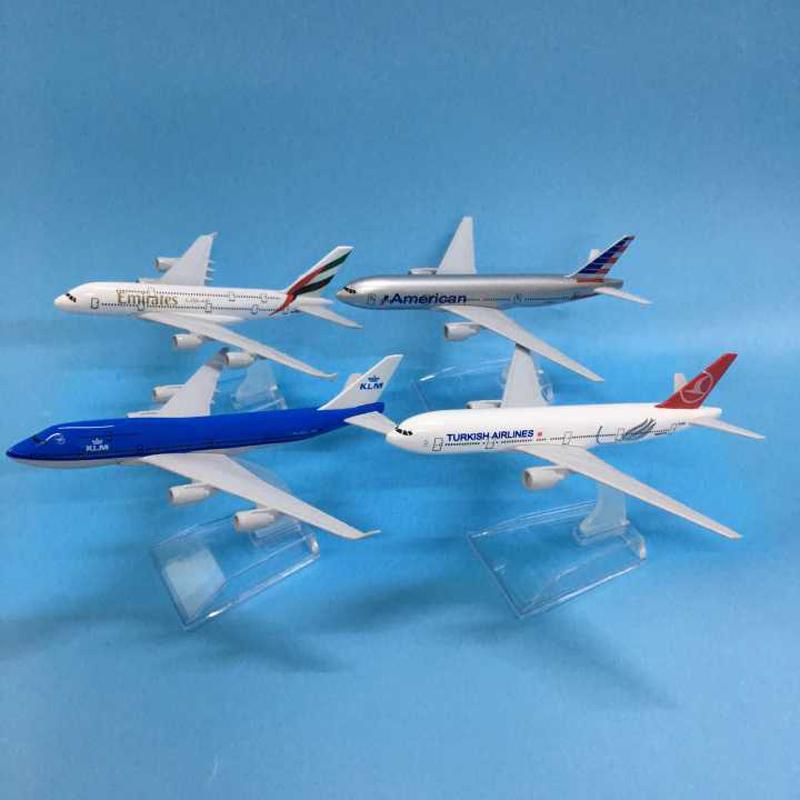 Jason Tutu Original Model A380 Airbus Boeing 747 Airplane Model Aircraft Diecast Model Metal 1:400 Airplane Toy Gift Collection