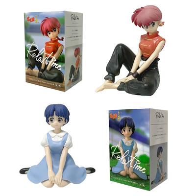 Auf Lager Neu 10CM Ranma 1/2 Tendou Akane Ranma PVC Anime Figur Peripherie Kawaii Sitzende Spielzeuge Schreibtisch Auto Ornamente Modell Geschenke