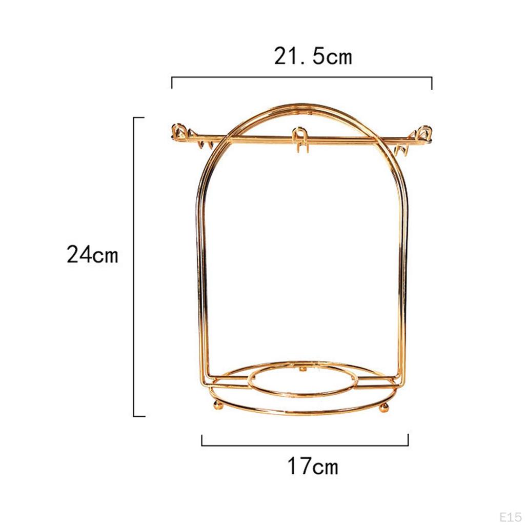 Coffee Mug Rack Cup Drying Tree Cups Organizer Metal Stand for