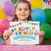 Happy Birthday Certificates for Students - 25 Student Birthday Certificates for Kids Classroom Must Haves, Teacher Supplies for Classroom Elementary,