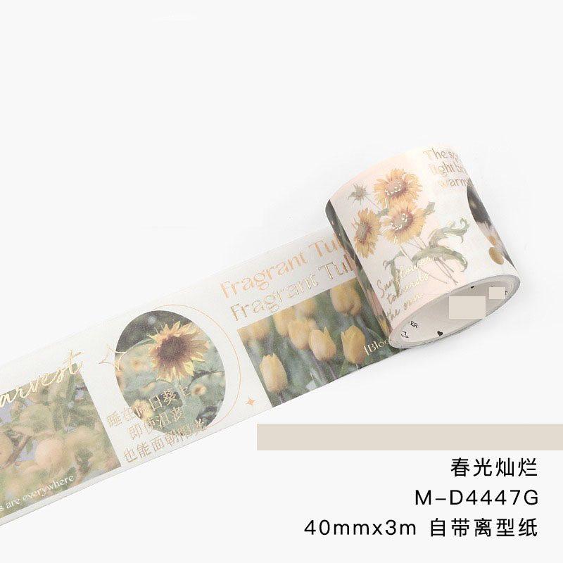 

1roll Laser and paper tape leave no marks, paper dreamy hand account pattern decoration