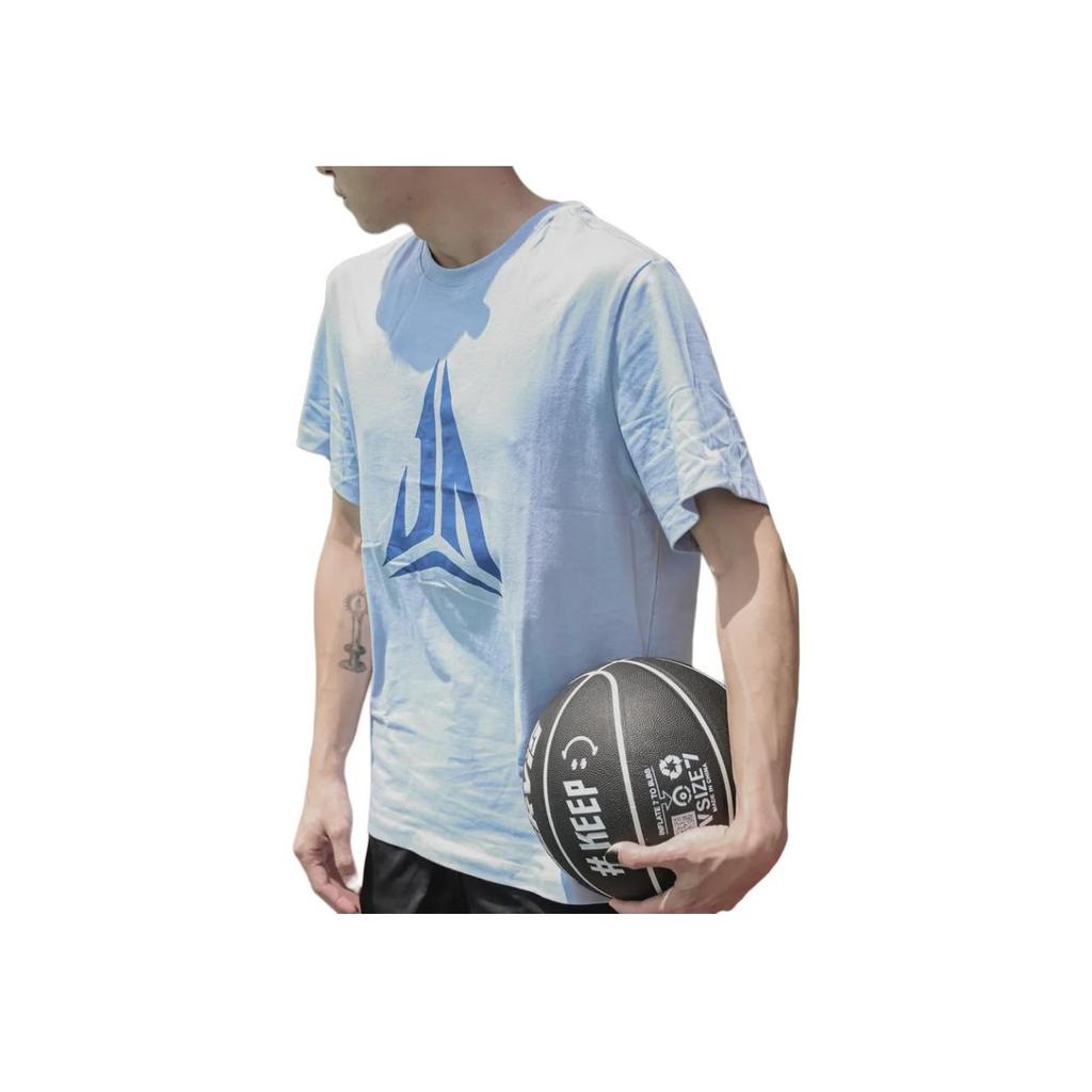 Nike Printed Crew Neck Pullover Sports Short Sleeve T-Shirt Men Tops Light-Blue FD0057-479
