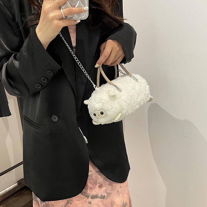 Crossbody Bag Panda Plush Backpack Women's New Cute Capybara Commuter Shoulder Bag