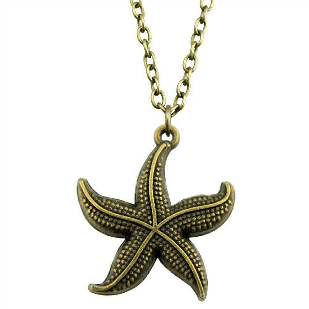Seahorse Charm Necklace Ocean Marine Life Pendant Beach Vacation Nautical Jewelry 43cm Chain