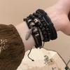 Chic Multi-layer Rhinestone Leather Bracelet: Trendy, Versatile, and Stylish Bangle for Women.