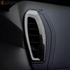 Car Front Side Air Condition Vent Cover Trim For Toyota CHR C-HR 2016 2017 2018  Carbon Fiber Interior Moulding Accessories