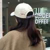 Summer Letter Baseball Hat Women Korean Contrast Embroidered Snapback Cap Fashion Adjustable Female Sun Hats