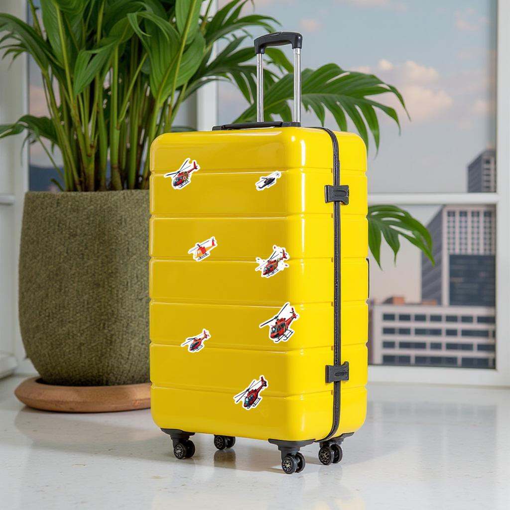 35pcs-100pcs Decals  Vinyl Vehicle Stickers Helicopter Stickers Transport Stickers for  Musical Instruments Phones Suitcases
