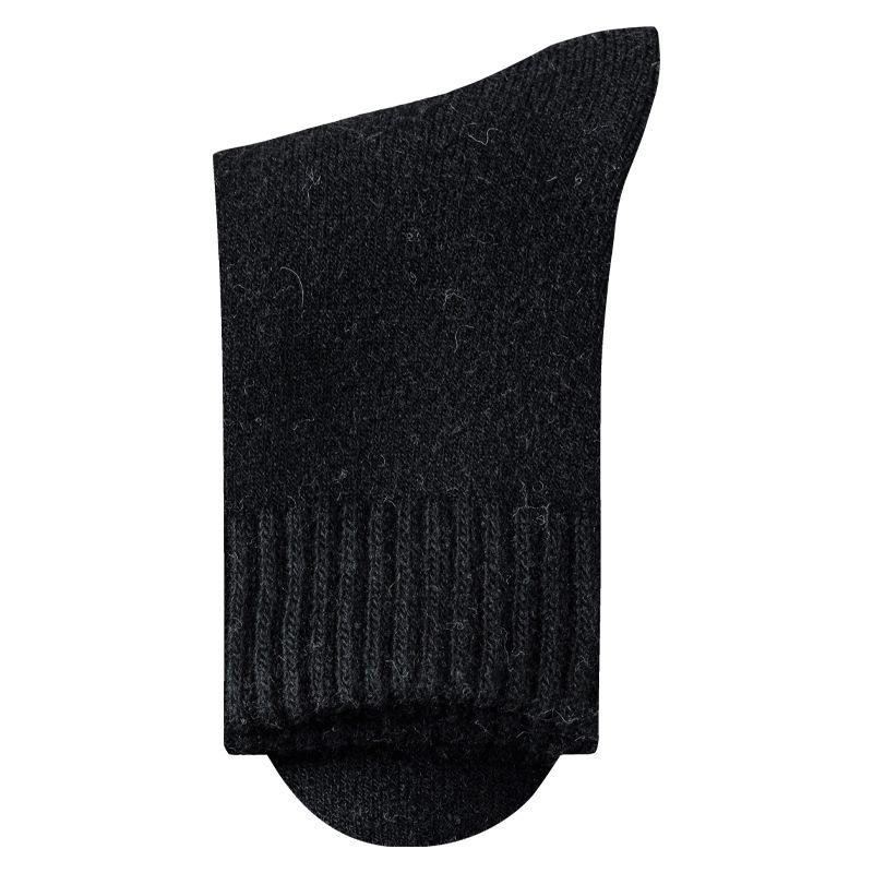 Men's Autumn and Winter Fleece and Thickened Mid-calf Socks for Warmth, Super Thick Wool Socks for Men's Winter Long Calf Socks