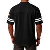 Men V Neck Short Sleeve Jersey Style T Shirt with 250 Years 1776 2026 Print and Graphic Sports Top