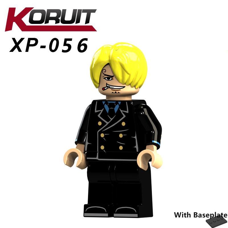 Minifigures Anime Film and Television Series One Piece King Luffy Solonna Beauty Robin Building Blocks Toys for Kids