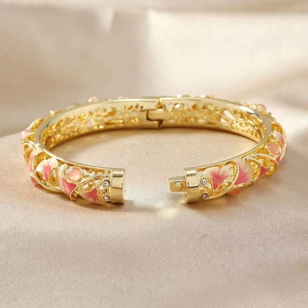 Double Bangle Vintage Cloisonne Bangle Traditional Women's Hand Bracelet  Girls