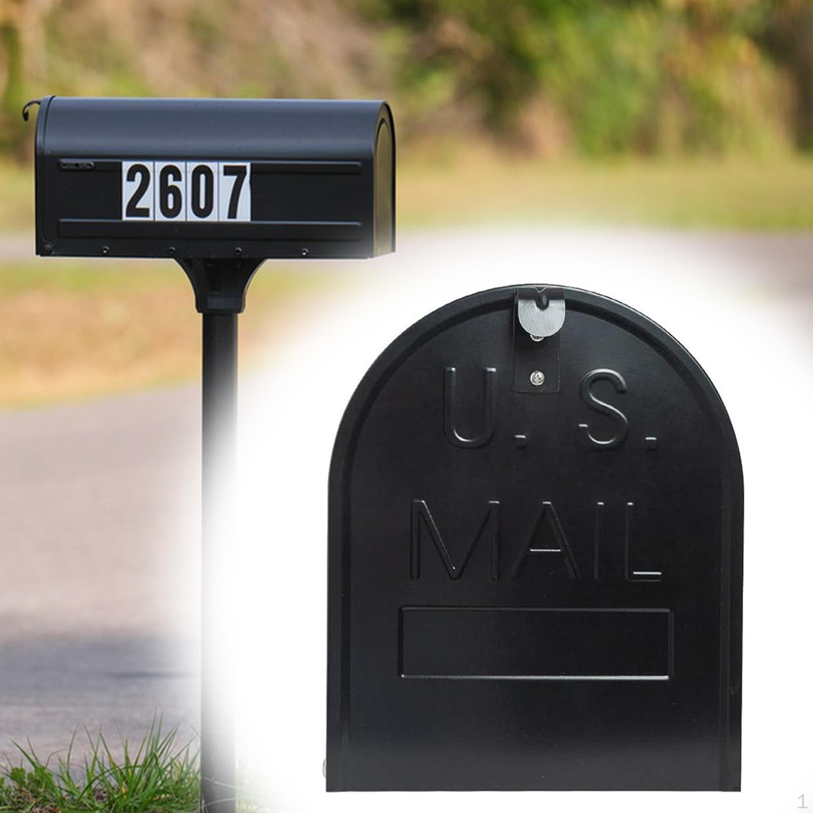 

Mailbox Door Replacement Lightweight Rainproof Accessory Replace Practical Minimalist Postbox Repair Small