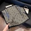 New silk scarf women's fashion versatile high-end small square scarf Korean version neck protection scarf spring and autumn retro scarf binding bag