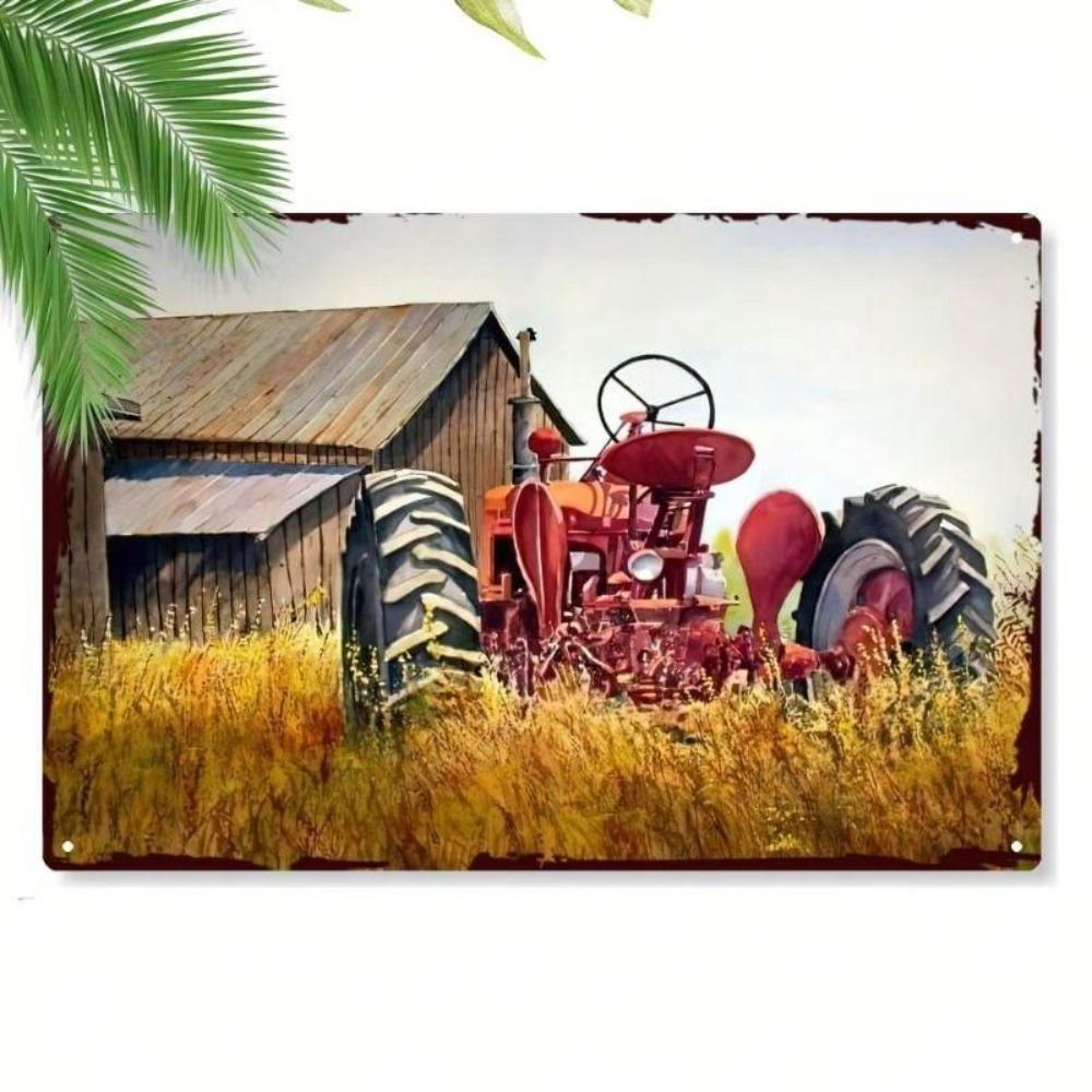 Retro Metal Tin Sign 20x30cm for Home Living Room Balcony Wall Decor