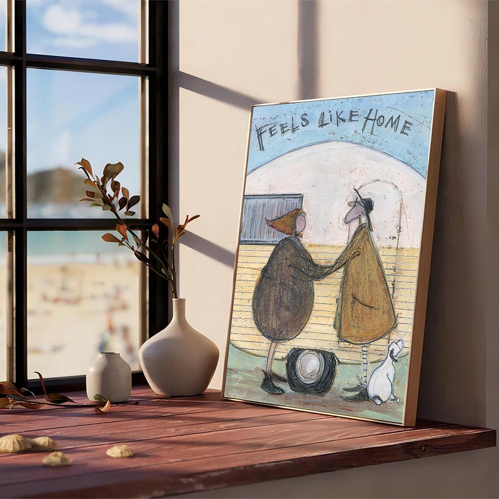 Sam Toft Kunst Klassische Filmposter Ausgefallener Wandaufkleber für Wohnzimmer Leinwanddrucke Bar Dekoration Zimmer Wanddeko