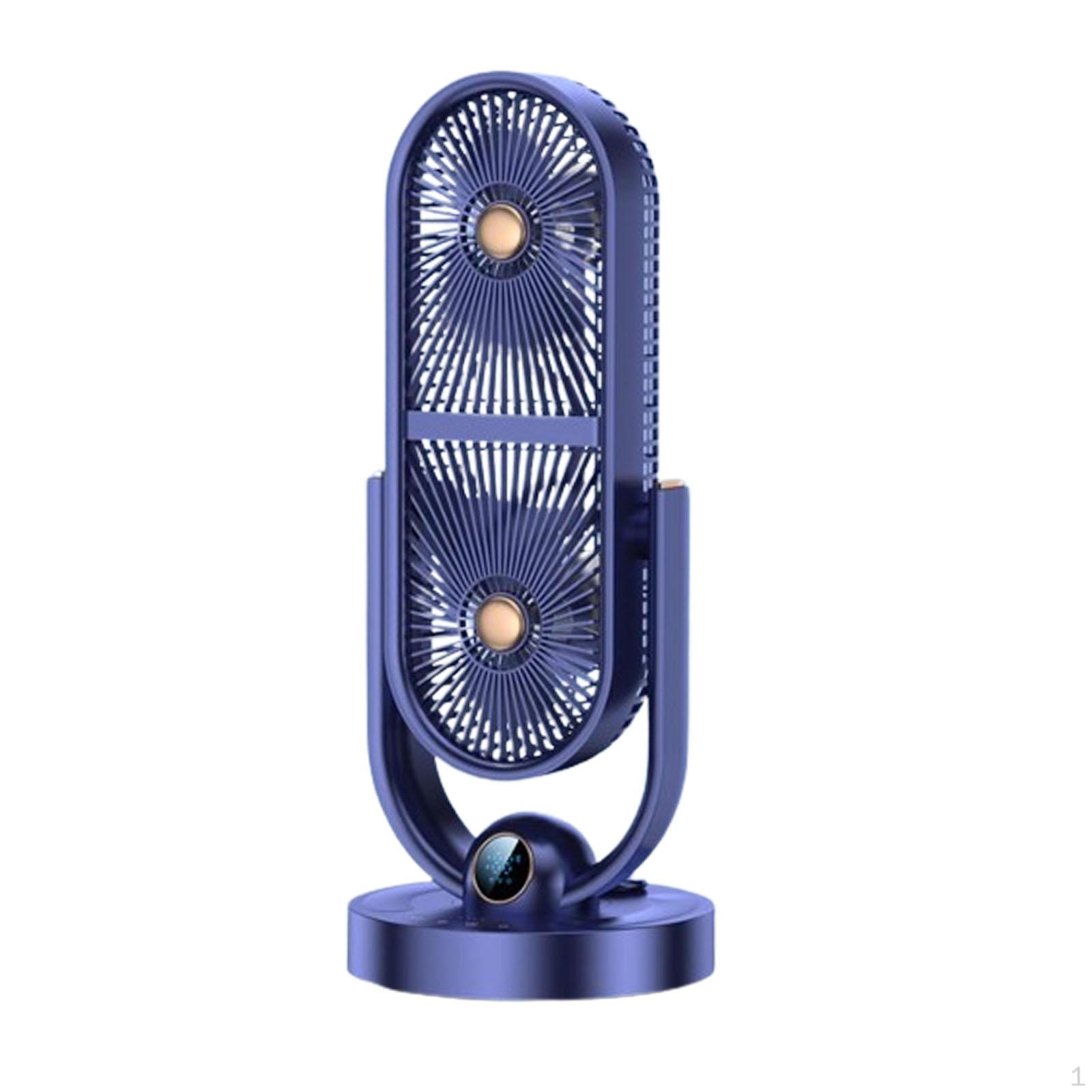

Compact Desk Fan with Blades for Home And Office Use синій