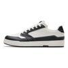 Anta Slip Resistant Cushioning With Impact Resistance Low top Skateboard Shoes Men's Black White 112338011-2