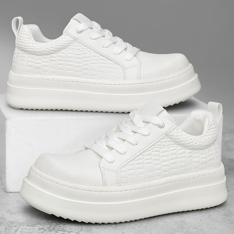 Genuine Leather Men Casual Shoes Classic Comfy Man Sneakers Fashion Vulcanize Shoe Leisure Male Walking Shoe Skateboard Footwear