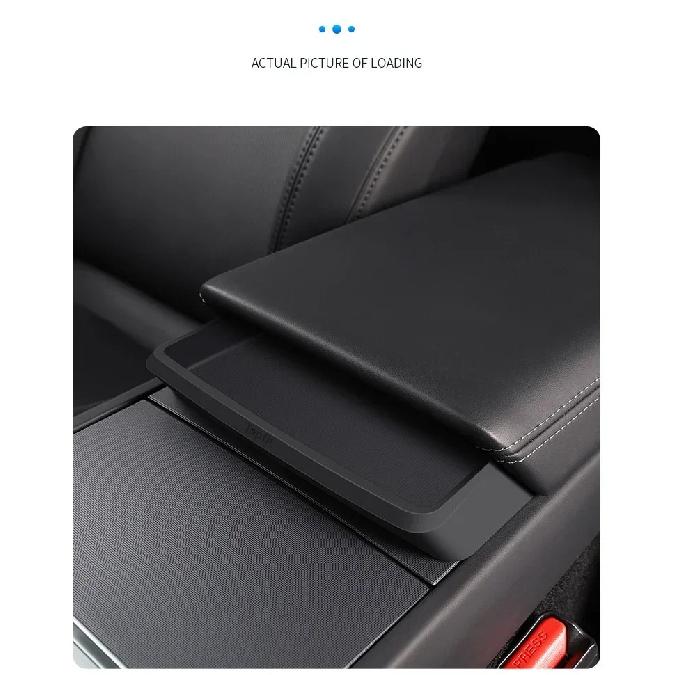 Sunglasses Storage Case for Tesla Model Y LAUNCH/Juniper/Model 3+ Highland 2025 Central Control Glasses Pocket Car Armrest Box