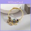 Fashion Demon Eye Pendant Bracelet Stainless Steel Enamel Star Clover For Women And Men