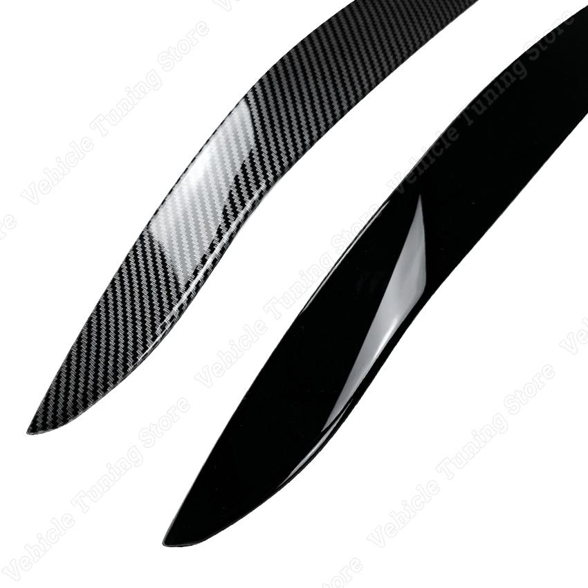 For BMW X5 E70 30d 48i 30i 35d 40d 30d 50i 35i M50d 2006-2013 Headlight Eyebrow Eyelid Trim Lamp Cover Sticker Car
