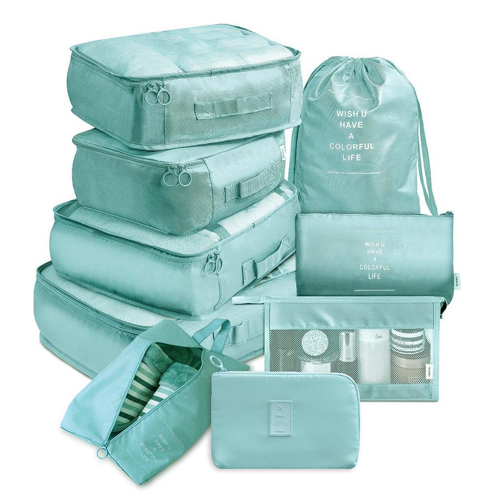 8-Piece Travel Luggage Organizer Set: Suitcase Storage Bags for Packing