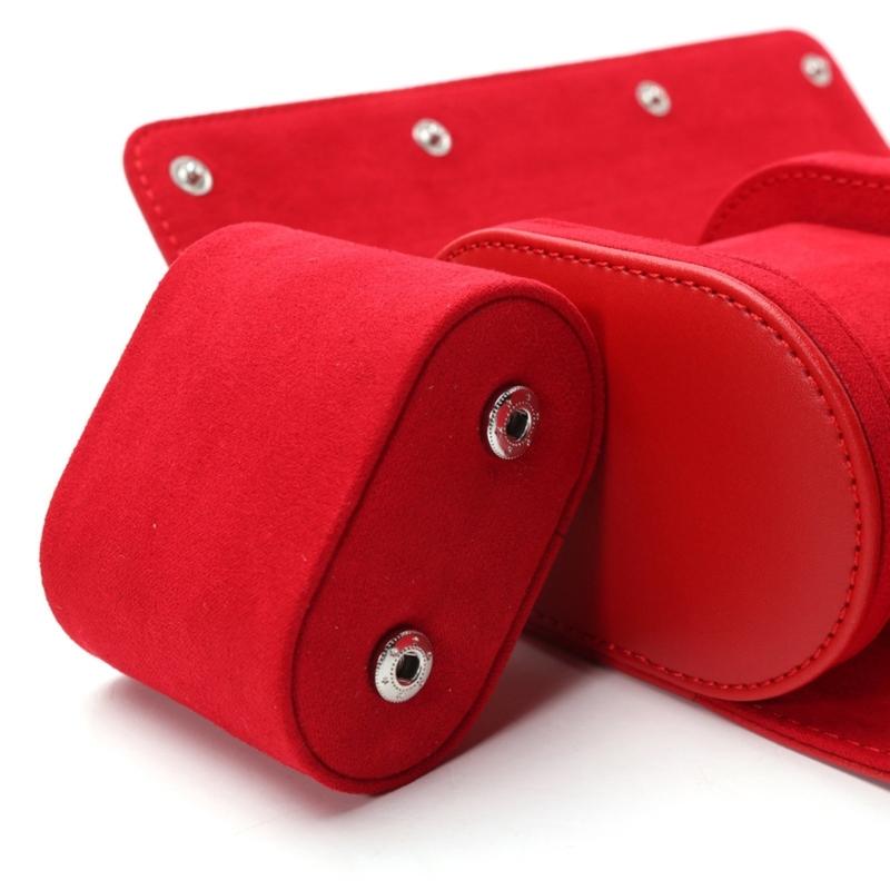 Vintage PU Watch Roll Case Leather Watch Storage Box Stylish Watch Container Watch Display Box PU Material for Travel