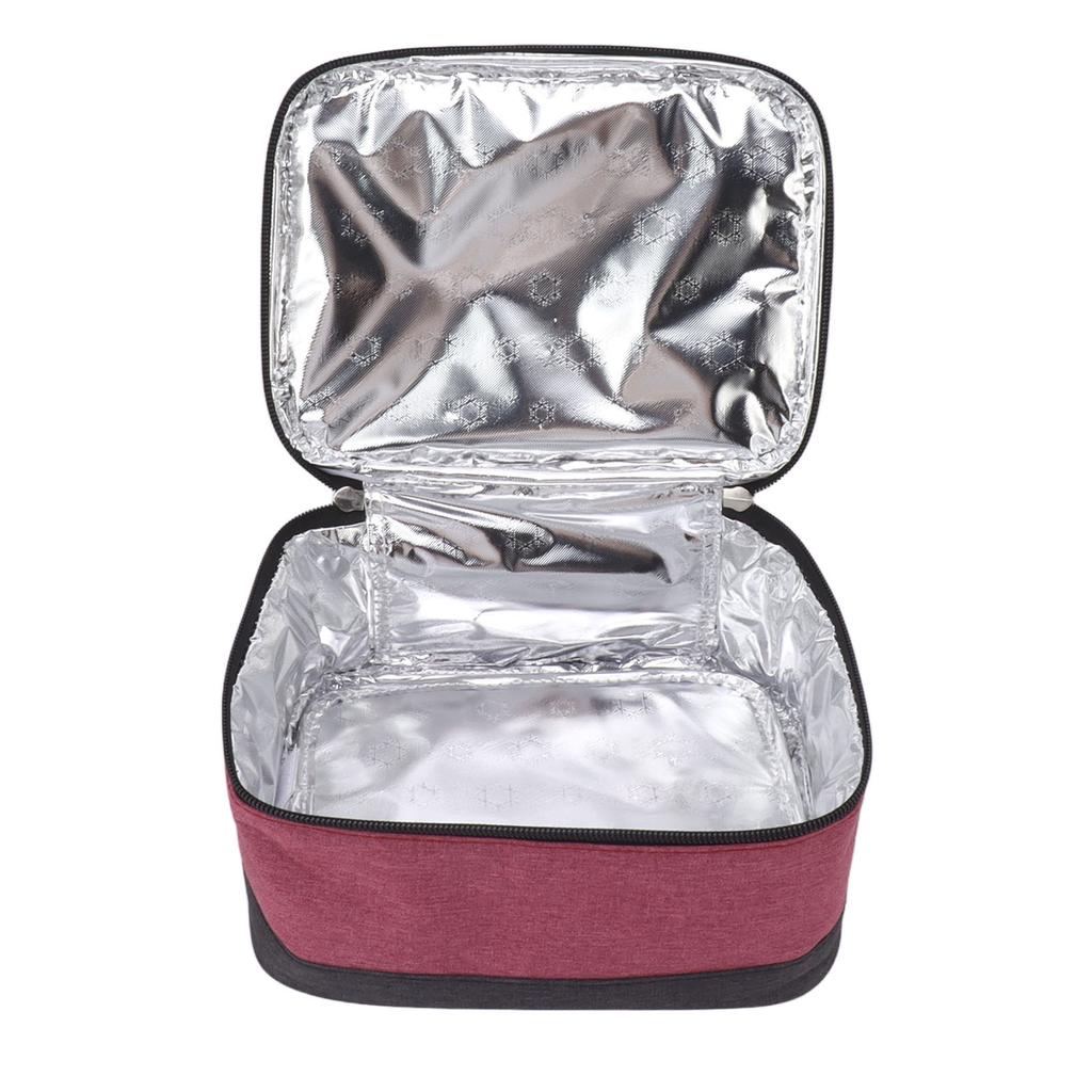 Portable Electric Lunch Box Food Heater USB Constant Heating Insulation Bag Heated Lunch Box Bag