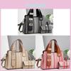 Pu Tote Bag For Women With Top Stitching And Zipper Closure For Daily Use