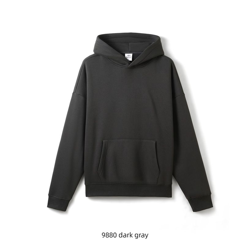 American Retro Style Heavy Fleece Thickened Warm Hooded Sweatshirt for Men, Winter Base Layer, Export Men's Sportswear Jacket