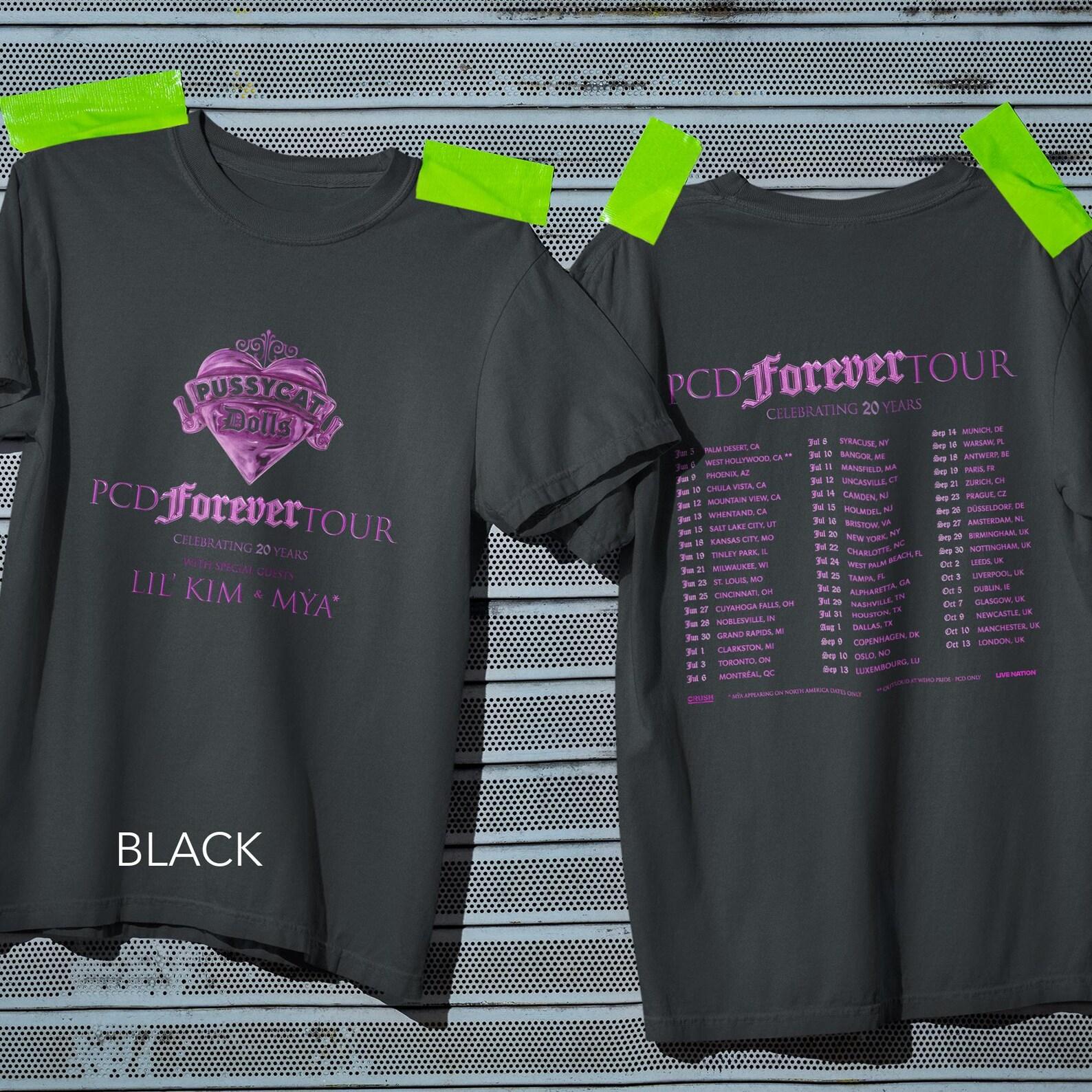 Unisex PCD Forever Tour 2026 Shirt, The Pussycat Dolls Concert T shirt, Vintage Pop Music Tee XL