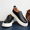 Mens Genuine Leather Shoes Luxury Business Casual Shoes Moccasins Slip On Loafers Comfort Driving Shoes for Men Sneakers