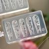 Silicone Nail Art Stamp Mold Flower Nail Stamp Mold for Professional Manicurists and Enthusiasts Jewelry Tool