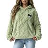 Women's Loose Plush Warm Casual Versatile Hooded Pullover Sweatshirt