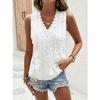 Sommer V-Ausschnitt Ärmellose Lockere Bluse Für Damen