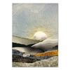 Retro Golden Flying Crane Abstraktes Tier Vogel Poster Drucke Chinesischer Stil Leinwand Malerei Wandkunst Bild Wohnzimmer Dekor