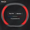 Leather Car Steering Wheel Cover for Citroen e-C3 C3 Aircross 2024 2025 Non-slip Auto Interior Accessories