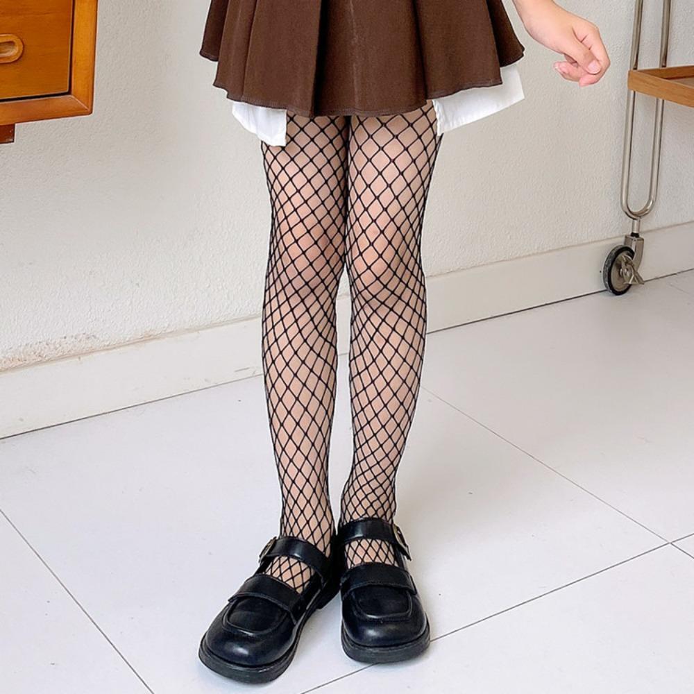 Girls Fishing Net Socks Summer Large, Medium and Small Mesh Socks Women's Small Pantyhose Bottom Net Socks