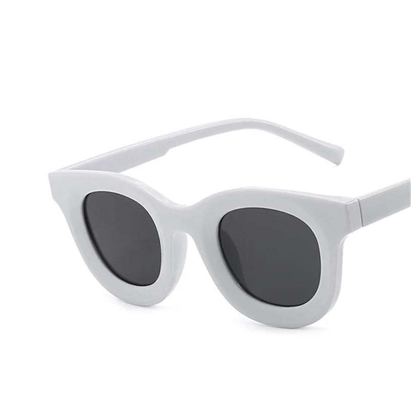 

Concave Round Sunglasses for Women Fashion Small Sun Glasses Men Vintage Hip Hop Yellow Blue Eyewear UV400