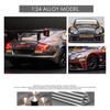 1/24 Bentley Continental GT3 Free Wheeling High Light Sport Racing Car Model Toy Diecast Metal Alloy Miniature Replica