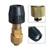 Pressure Washer Adapter with TR22 Female Thread Connector for Karcher HD Nozzle Featuring Brass and Leak Proof Seal