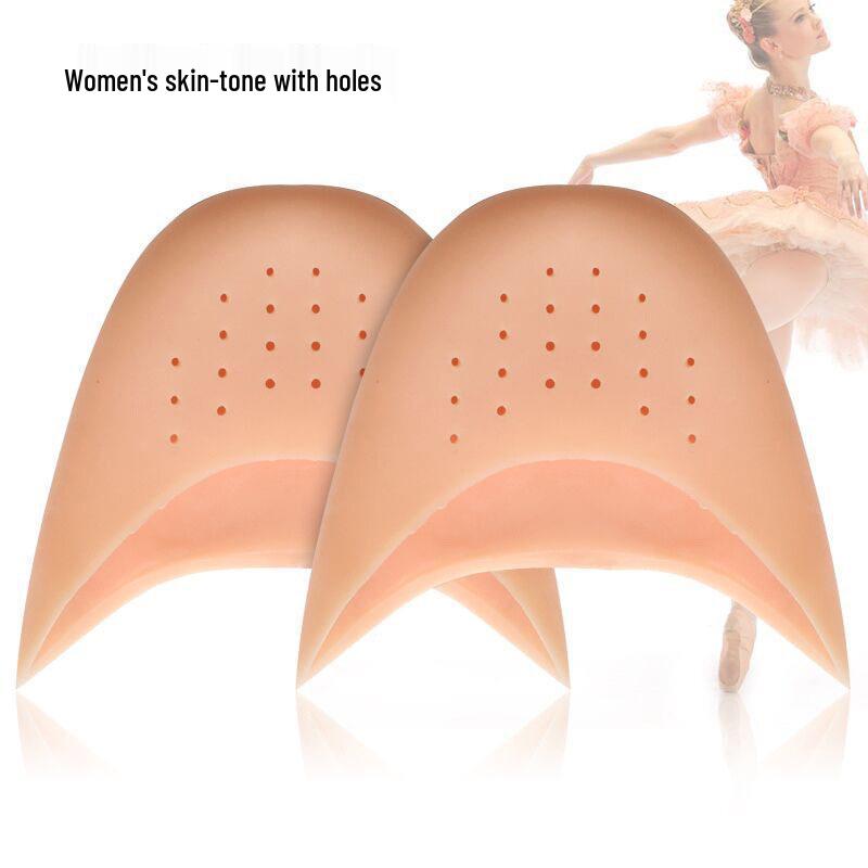 

Силиконовый противофрикционный колпачок для пальцев ног и протектор передней части стопы с отверстиями - Утолщенный, супермягкий рукав