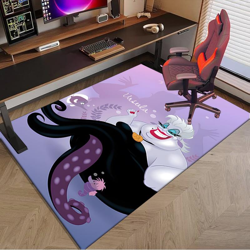 1PC Sea Witch's Tale Rug Game Carpet, Floor Mat for Bedroom Living Room Entryway Rug, Home Decor Idea Gift for Christmas birthday