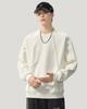 Men's Autumn/Winter Sweatshirt, Long Sleeve, Plus Size, Simple, Stylish, Round Collar, Popular, Solid Color, Pullover, Cool, Casual, Loose Fit, Comfor