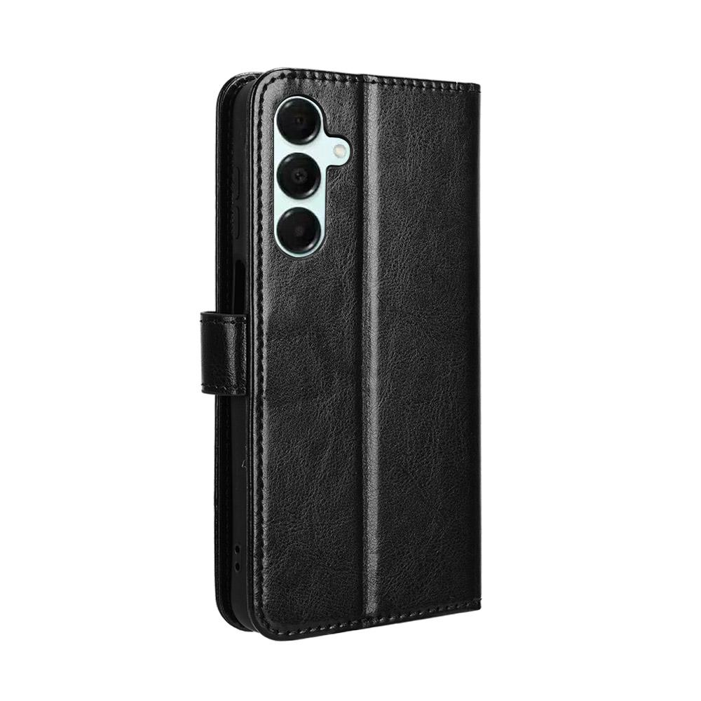 For Samsung Galaxy A17 4G/Galaxy A16 5G/Galaxy A16 4G/Galaxy A26 5G/Galaxy A17 5G PU Leather Case with Strap Crazy Horse Texture Phone Wallet Cover