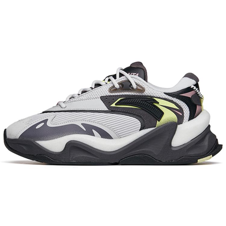 

Anta Pulse Life Collection Cushioning Slip Resistant Abrasion Resistant Low top Chunky Sneakers Men s Gray 112148833R-4 43