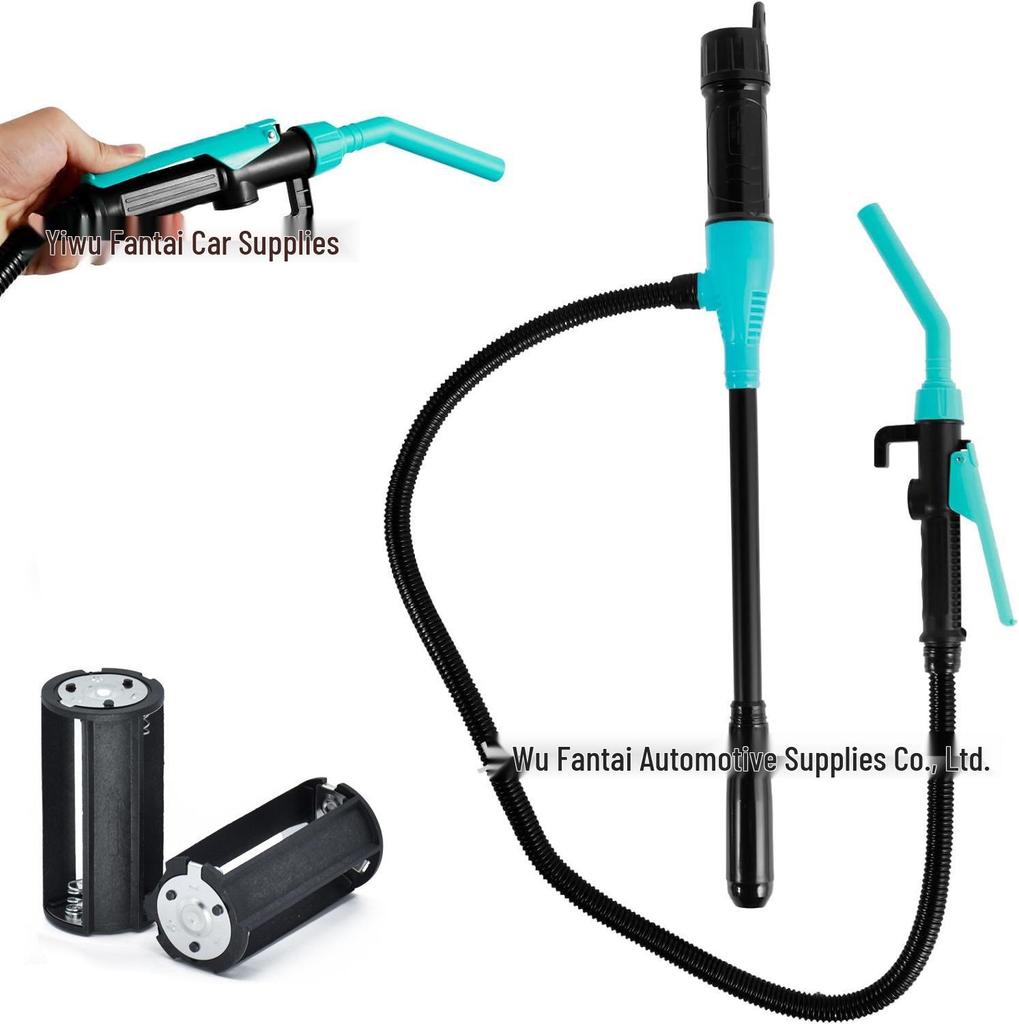 Portable Electric Oil Transfer Pump with Detachable Siphon and Suction Tube