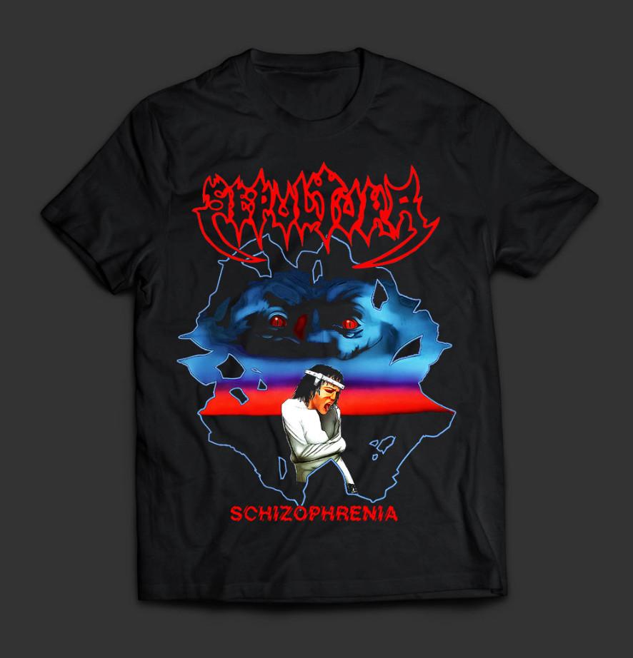 SEPULTURA – Schizophrenia: Descent into Madness and Savage Chaos shirt two sided S